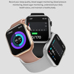 IW9 Smart Watch con schermo quadrato da 2,05 pollici supporta chiamate Bluetooth/monitoraggio dell'ossigeno nel sangue