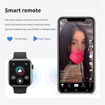 IW9 Smart Watch con schermo quadrato da 2,05 pollici supporta chiamate Bluetooth/monitoraggio dell'ossigeno nel sangue