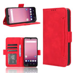 Custodia per telefono in pelle con slot per schede di consistenza al polpaccio, For OPPO Find X6, For Realme V30 / V30t 5G, For Orbic Q10 4G, For Tecno Spark 10 4G