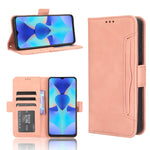 Custodia per telefono in pelle con slot per schede di consistenza al polpaccio, For OPPO Find X6, For Realme V30 / V30t 5G, For Orbic Q10 4G, For Tecno Spark 10 4G