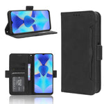 Custodia per telefono in pelle con slot per schede di consistenza al polpaccio, For OPPO Find X6, For Realme V30 / V30t 5G, For Orbic Q10 4G, For Tecno Spark 10 4G