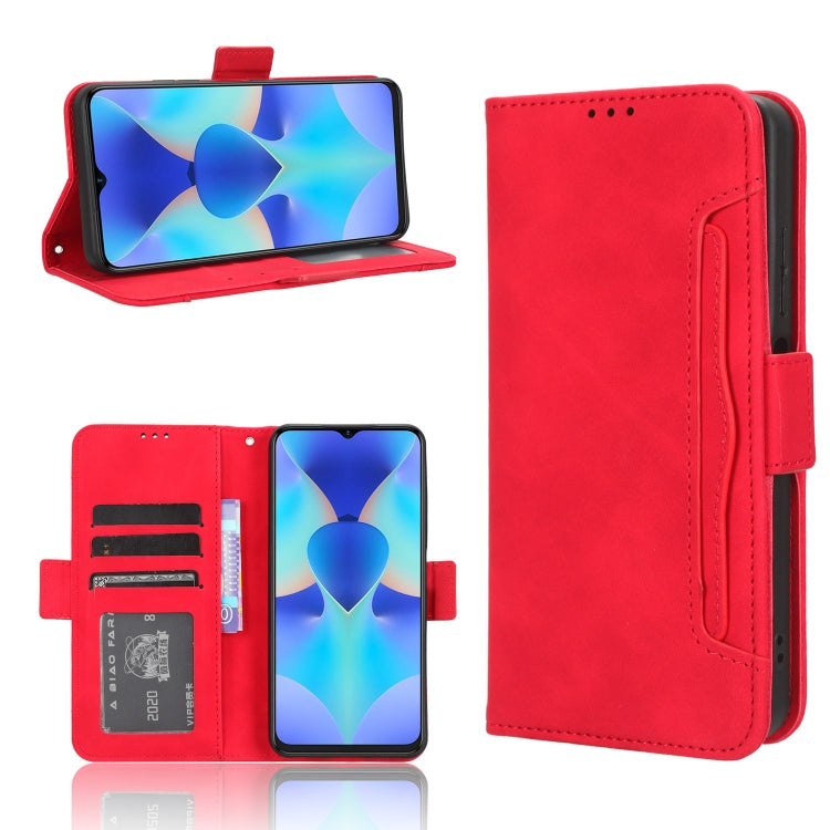 Custodia per telefono in pelle con slot per schede di consistenza al polpaccio, For OPPO Find X6, For Realme V30 / V30t 5G, For Orbic Q10 4G, For Tecno Spark 10 4G