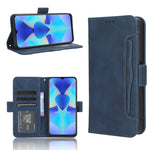 Custodia per telefono in pelle con slot per schede di consistenza al polpaccio, For OPPO Find X6, For Realme V30 / V30t 5G, For Orbic Q10 4G, For Tecno Spark 10 4G