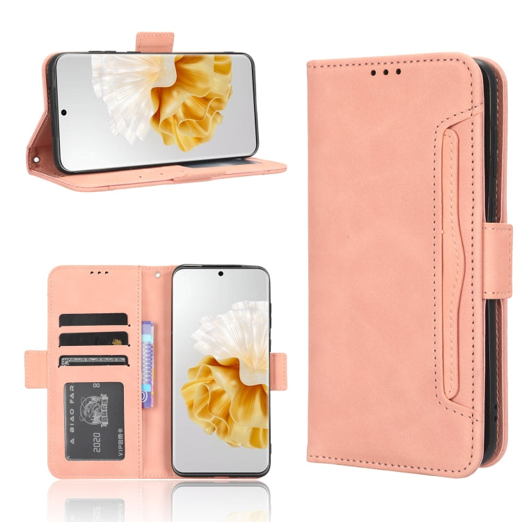 Custodia per telefono in pelle con slot per schede di consistenza al polpaccio, For Huawei P60 / P60 Pro, For Huawei Enjoy 60 4G, For Huawei Maimang 20, For Blackview A85