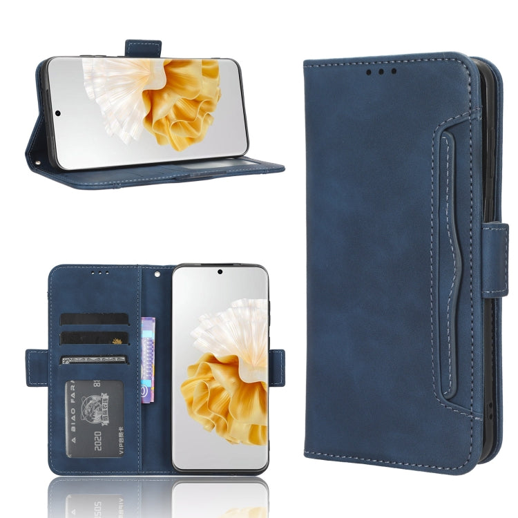 Custodia per telefono in pelle con slot per schede di consistenza al polpaccio, For Huawei P60 / P60 Pro, For Huawei Enjoy 60 4G, For Huawei Maimang 20, For Blackview A85
