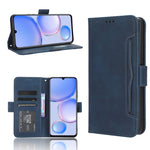 Custodia per telefono in pelle con slot per schede di consistenza al polpaccio, For Huawei P60 / P60 Pro, For Huawei Enjoy 60 4G, For Huawei Maimang 20, For Blackview A85