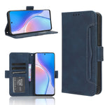 Custodia per telefono in pelle con slot per schede di consistenza al polpaccio, For Huawei P60 / P60 Pro, For Huawei Enjoy 60 4G, For Huawei Maimang 20, For Blackview A85