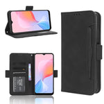 Custodia per telefono in pelle con slot per schede di consistenza al polpaccio, For Huawei P60 / P60 Pro, For Huawei Enjoy 60 4G, For Huawei Maimang 20, For Blackview A85