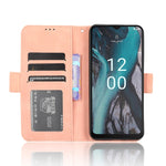 Custodia per telefono in pelle con slot per schede di consistenza al polpaccio, For Nokia C22, For Nokia C32 4G, For Nokia C12, For Nokia G22 4G