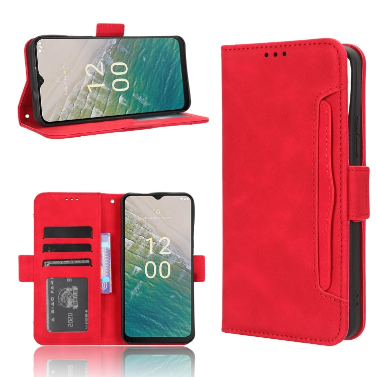 Custodia per telefono in pelle con slot per schede di consistenza al polpaccio, For Nokia C22, For Nokia C32 4G, For Nokia C12, For Nokia G22 4G