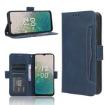 Custodia per telefono in pelle con slot per schede di consistenza al polpaccio, For Nokia C22, For Nokia C32 4G, For Nokia C12, For Nokia G22 4G