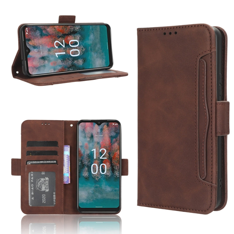 Custodia per telefono in pelle con slot per schede di consistenza al polpaccio, For Nokia C22, For Nokia C32 4G, For Nokia C12, For Nokia G22 4G