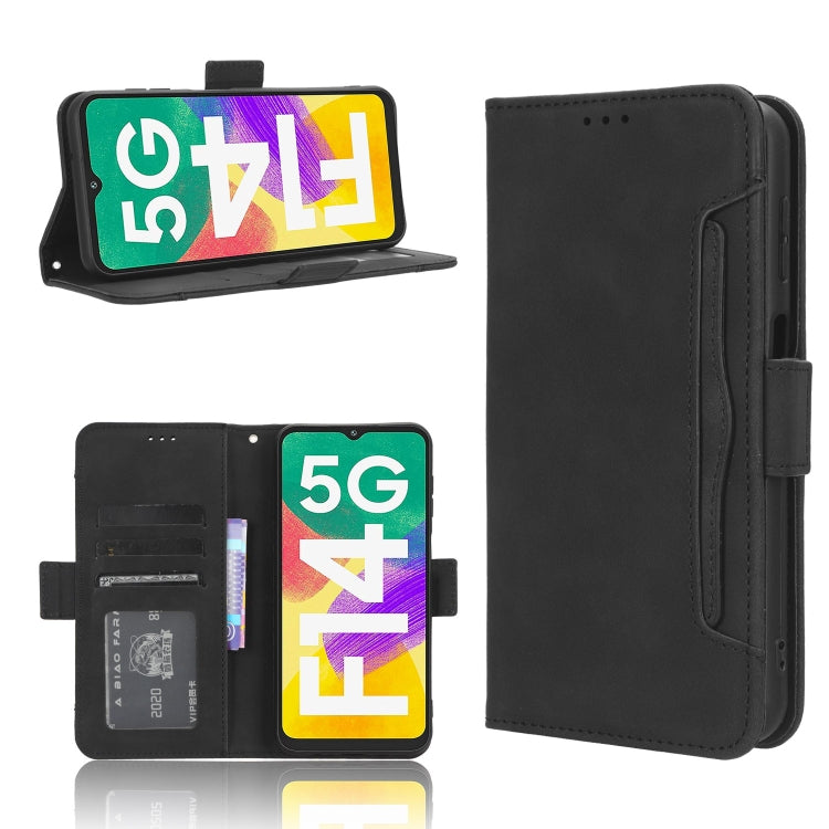 Custodia per telefono in pelle con slot per schede di consistenza al polpaccio, For Honor 70 Lite / X6 4G, For Samsung Galaxy F14 Global, For Samsung Galaxy M14 5G, For Xiaomi 13 Ultra