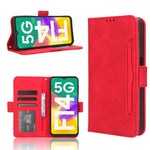 Custodia per telefono in pelle con slot per schede di consistenza al polpaccio, For Honor 70 Lite / X6 4G, For Samsung Galaxy F14 Global, For Samsung Galaxy M14 5G, For Xiaomi 13 Ultra