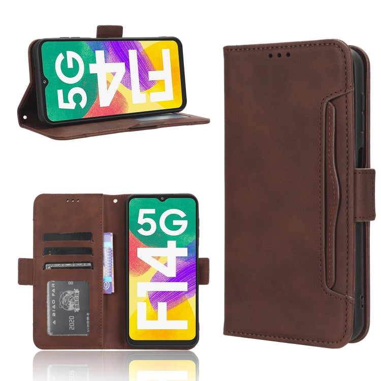 Custodia per telefono in pelle con slot per schede di consistenza al polpaccio, For Honor 70 Lite / X6 4G, For Samsung Galaxy F14 Global, For Samsung Galaxy M14 5G, For Xiaomi 13 Ultra