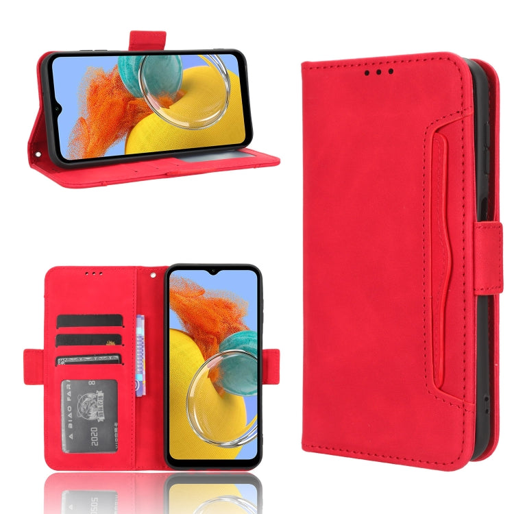 Custodia per telefono in pelle con slot per schede di consistenza al polpaccio, For Honor 70 Lite / X6 4G, For Samsung Galaxy F14 Global, For Samsung Galaxy M14 5G, For Xiaomi 13 Ultra