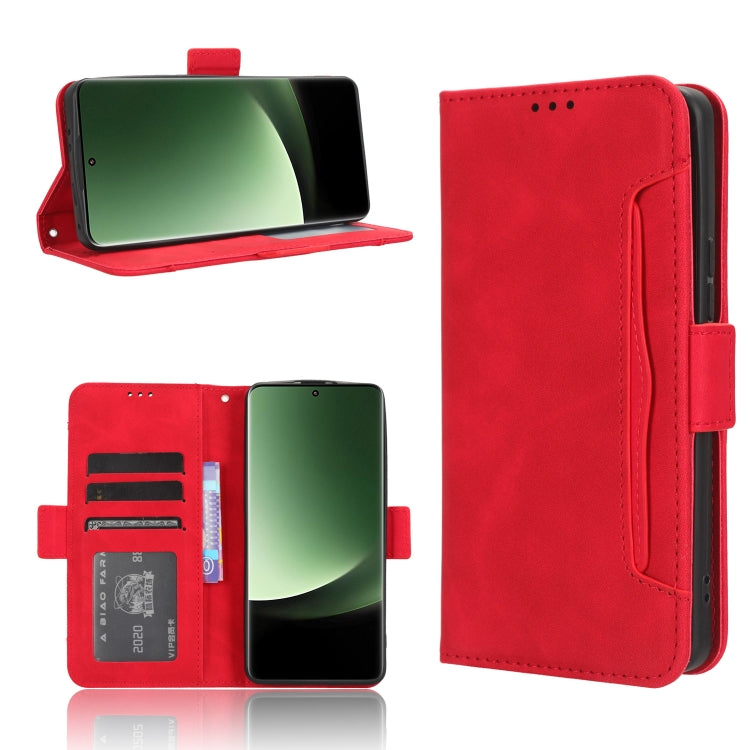 Custodia per telefono in pelle con slot per schede di consistenza al polpaccio, For Honor 70 Lite / X6 4G, For Samsung Galaxy F14 Global, For Samsung Galaxy M14 5G, For Xiaomi 13 Ultra