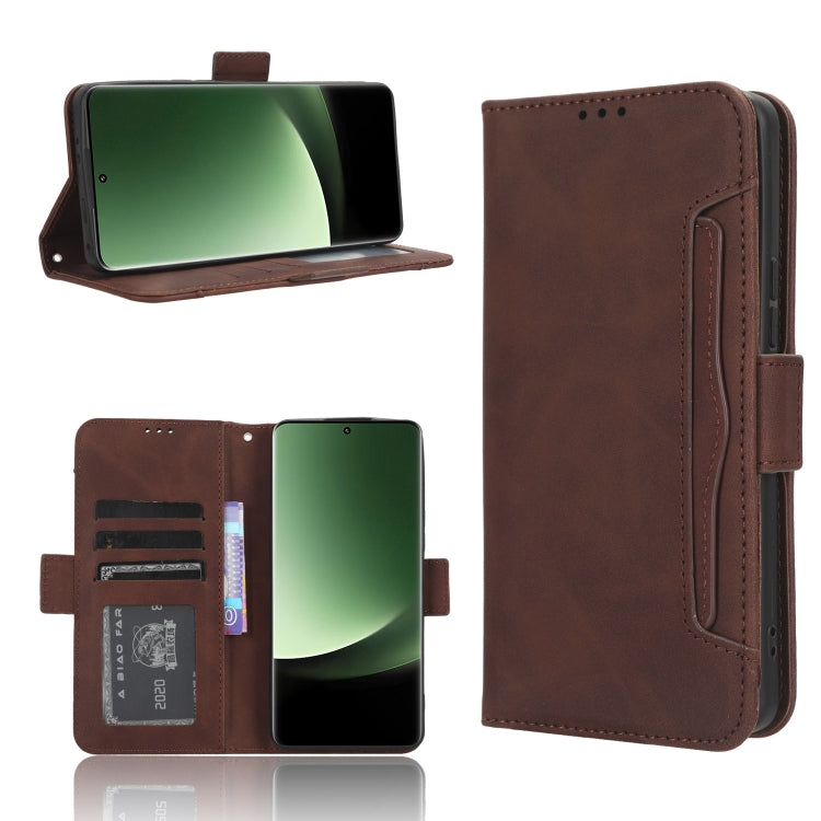 Custodia per telefono in pelle con slot per schede di consistenza al polpaccio, For Honor 70 Lite / X6 4G, For Samsung Galaxy F14 Global, For Samsung Galaxy M14 5G, For Xiaomi 13 Ultra
