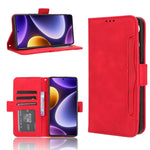 Custodia per telefono in pelle con slot per schede di consistenza al polpaccio, For Xiaomi Redmi Note 12 Turbo 5G, For OnePlus Nord CE 3 Lite, For ZTE Nubia Z50 Ultra