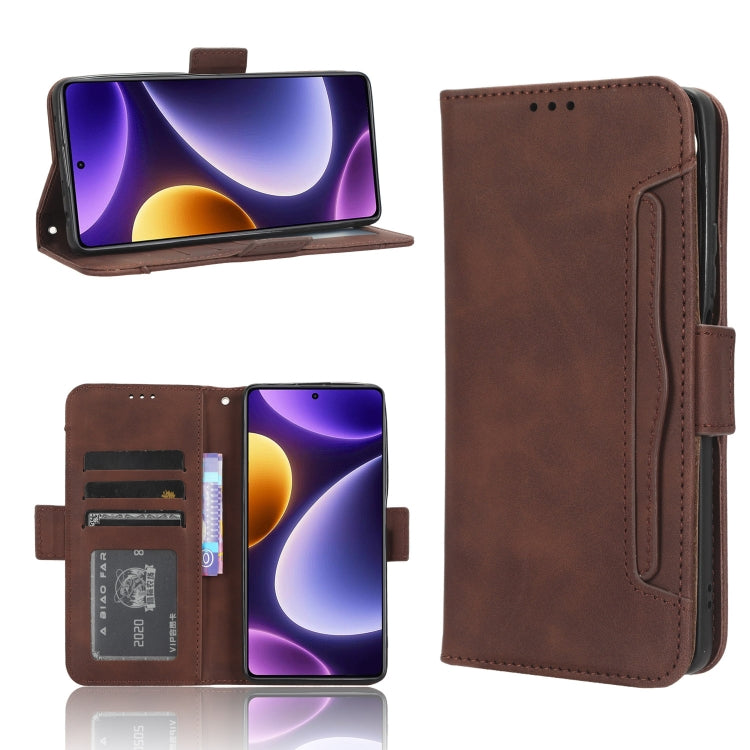 Custodia per telefono in pelle con slot per schede di consistenza al polpaccio, For Xiaomi Redmi Note 12 Turbo 5G, For OnePlus Nord CE 3 Lite, For ZTE Nubia Z50 Ultra