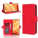 Custodia per telefono in pelle con slot per schede di consistenza al polpaccio, For Xiaomi Redmi Note 12 Turbo 5G, For OnePlus Nord CE 3 Lite, For ZTE Nubia Z50 Ultra