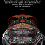 CT18 Smart Watch con schermo AMOLED da 1,43 pollici supporta chiamate Bluetooth/rilevamento di ossigeno nel sangue