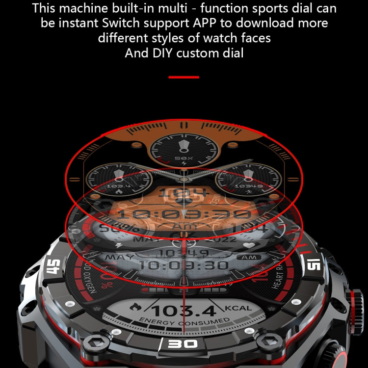 CT18 Smart Watch con schermo AMOLED da 1,43 pollici supporta chiamate Bluetooth/rilevamento di ossigeno nel sangue