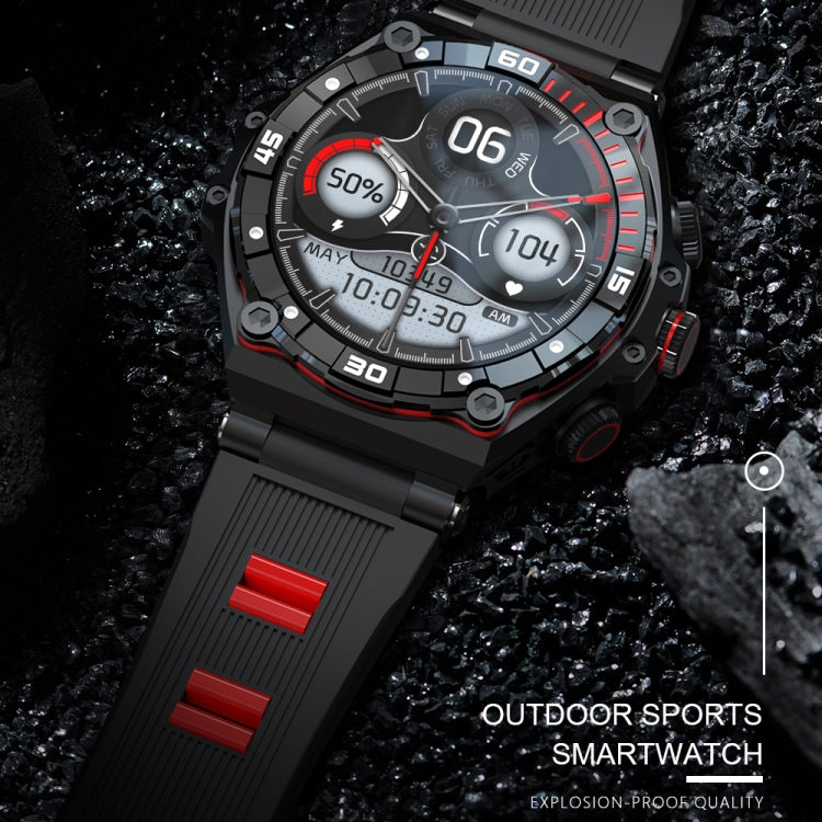 CT18 Smart Watch con schermo AMOLED da 1,43 pollici supporta chiamate Bluetooth/rilevamento di ossigeno nel sangue