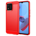 Custodia per telefono in TPU con trama spazzolata in fibra di carbonio, For Honor X5 4G, For OnePlus Ace 2V, For Samsung Galaxy M54 5G