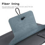 Borsa interna per laptop portatile con bottone a filo elastico universale, 13-14 inch, 15-16 inch