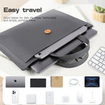 Borsa interna per laptop portatile con bottone a filo elastico universale, 13-14 inch, 15-16 inch
