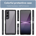Custodia per telefono in acrilico + TPU serie colorata, For Sony Xperia 1 V, For Samsung Galaxy M54 5G