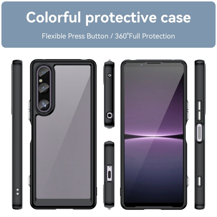 Custodia per telefono in acrilico + TPU serie colorata, For Sony Xperia 1 V, For Samsung Galaxy M54 5G