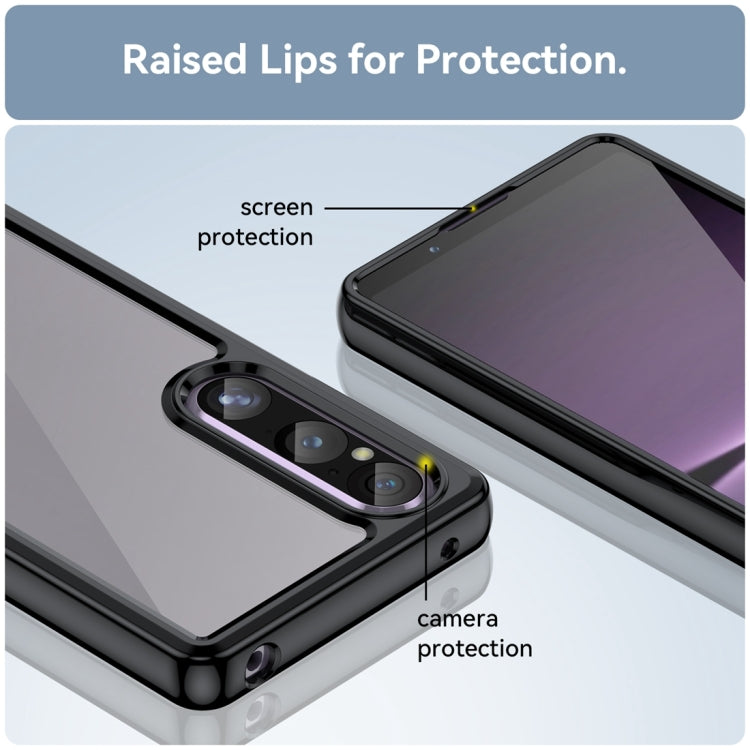 Custodia per telefono in acrilico + TPU serie colorata, For Sony Xperia 1 V, For Samsung Galaxy M54 5G