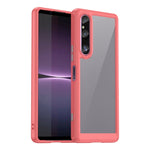 Custodia per telefono in acrilico + TPU serie colorata, For Sony Xperia 1 V, For Samsung Galaxy M54 5G