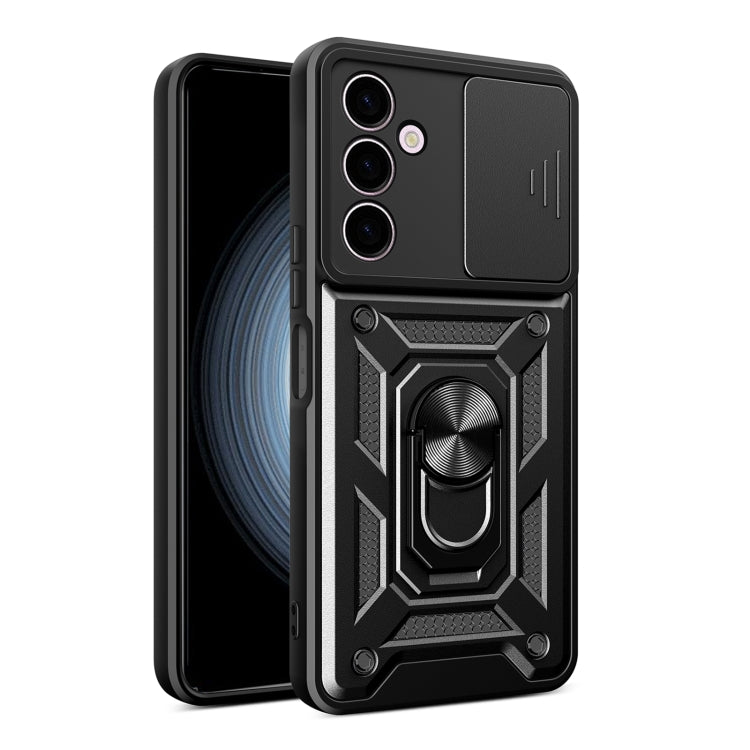 Cover per fotocamera scorrevole Design Custodia per telefono in TPU + PC, For Samsung Galaxy A24 4G