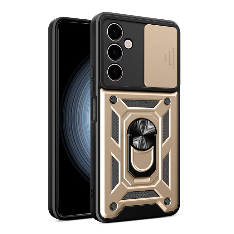 Cover per fotocamera scorrevole Design Custodia per telefono in TPU + PC, For Samsung Galaxy A24 4G