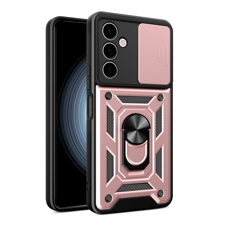 Cover per fotocamera scorrevole Design Custodia per telefono in TPU + PC, For Samsung Galaxy A24 4G