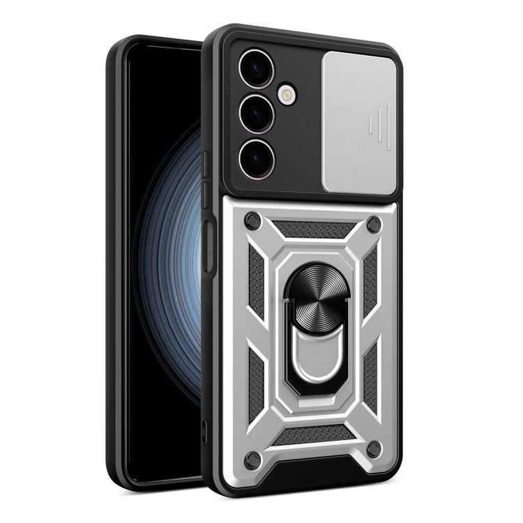 Cover per fotocamera scorrevole Design Custodia per telefono in TPU + PC, For Samsung Galaxy A24 4G
