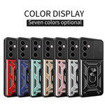 Cover per fotocamera scorrevole Design Custodia per telefono in TPU + PC, For Samsung Galaxy A24 4G