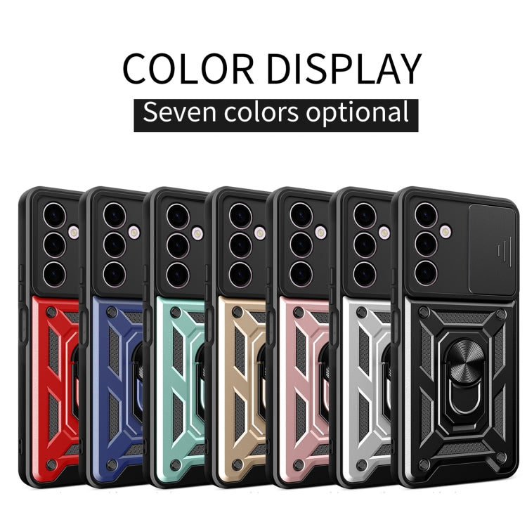 Cover per fotocamera scorrevole Design Custodia per telefono in TPU + PC, For Samsung Galaxy A24 4G