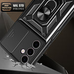 Cover per fotocamera scorrevole Design Custodia per telefono in TPU + PC, For Samsung Galaxy A24 4G