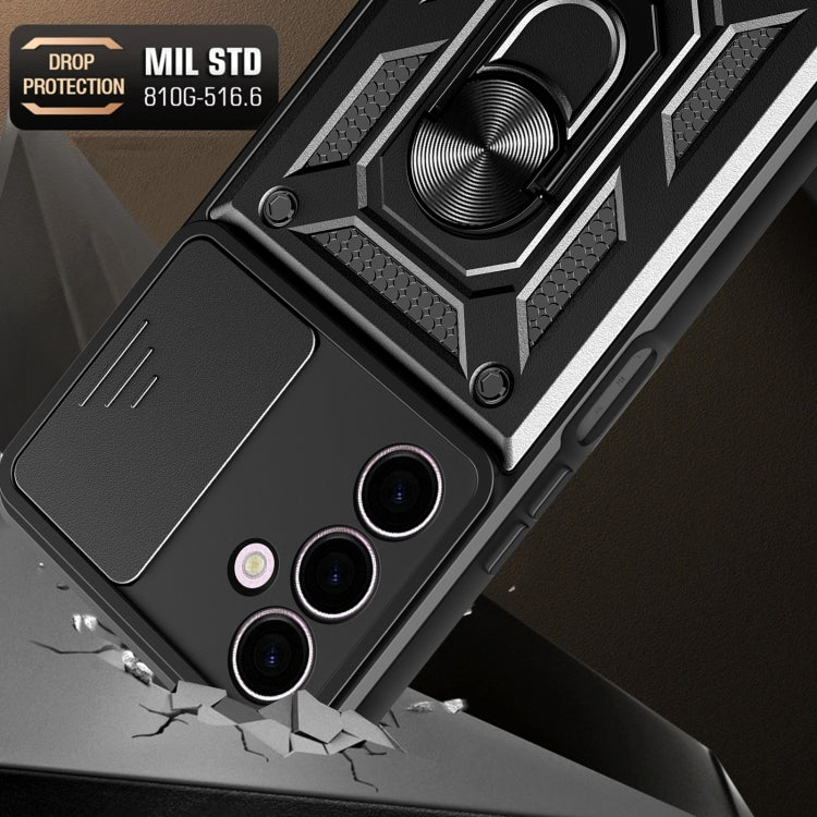 Cover per fotocamera scorrevole Design Custodia per telefono in TPU + PC, For Samsung Galaxy A24 4G