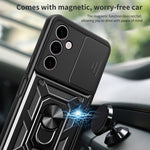 Cover per fotocamera scorrevole Design Custodia per telefono in TPU + PC, For Samsung Galaxy A24 4G