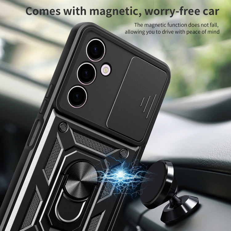 Cover per fotocamera scorrevole Design Custodia per telefono in TPU + PC, For Samsung Galaxy A24 4G