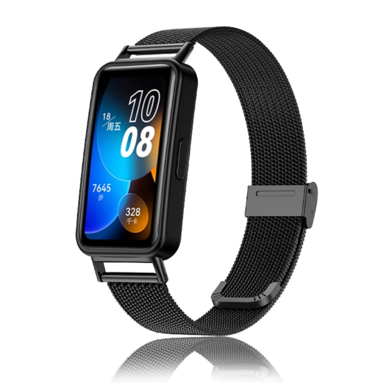 Cinturino per orologio in maglia metallica in acciaio inossidabile Milano da 16 mm, For Huawei Band 8