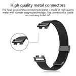 Cinturino per orologio in maglia metallica in acciaio inossidabile Milano da 16 mm, For Huawei Band 8