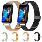 Cinturino per orologio in maglia metallica in acciaio inossidabile Milano da 16 mm, For Huawei Band 8