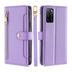 Custodia per telefono in pelle con portafoglio con cerniera a tracolla, For vivo iQOO Z7x, For OPPO A55S 5G, For Realme GT Neo5 SE, For Xiaomi Redmi Note 12 Turbo
