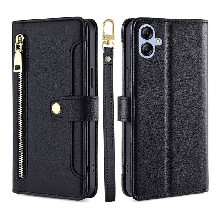 Custodia per telefono in pelle con portafoglio con cerniera a tracolla, For Samsung Galaxy A04e 4G, For Samsung Galaxy A54 5G, For Samsung Galaxy M14 5G